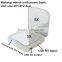 Square 5X Magnifying LED lighted Makeup Mirror with Power bank