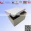 Custom White Outside and Brown Inside Folding Bank & File Packaging Carton Box