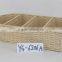 Eco-friendly recycled special design paper weaving basket wholesale