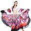 2016 Long Gypsy Skirts Women Bellydance Skirt Belly Dance Maxi Skirt Full Circle Red And Pink