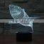 Color Changing 3D Dolphin LED Night Lamp