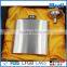 embossed debossed logo hip flask with funnel set HSET18