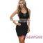 White Lace Mesh korean Applique Bodycon Mini girl daily wear dress