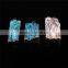 Golden Electroformed Edge Dyed Colors Square Agate Druzy Drusy Beads Pendant Necklace--OEM Welcome