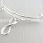 Custom Jewelry Silver Infinity Charm Bangle Adjustable