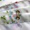 Hot fresh style flower pattern waterproof vinyl shower curtain