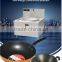 Single wok 20KW high temperature high efficency commercial electric induction stove wok cooker with stainless steel SB20