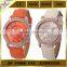 New Men Women Fashion Leather Analog rose gold Stainless Steel geneval watch