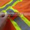 South America Market Fluorescent Orange Long Sleeve Reflective T-shirt with Reflective Tape