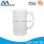 16OZ sublimation glass beer mug with you own logo