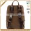CSS1522-001Genuine cow leather backpack bag Brown traveling bags men