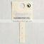 The lollipop PVC tag with many clouds printed for traveller's sunbonnet