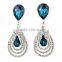 stainless steel jewelry 2016 zircon stud earrings earrings woman fashion earring