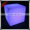 TOP Sale Colorful Plastic bar LED cube lighting Chair