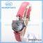 Cheap leather pink watches with small face