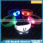 Party decoration plastic glow in the dark led silicone bracelet