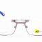 Diamond custom made european style eyeglass frames glasses for men
