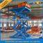 hydraulic cargo lifting equipment/guide rail cargo lift / Track traveling type platform lift