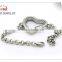 chunky chain 30mm Stainless Steel Heart Floating Locket Rhinestone Heart Locket Necklace Pendantl Lockets