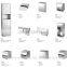 Empolo Double Vertical Wall Built In Tissue Paper Holder Made Of 304 SS, Paper Napkin Holder 5003