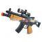 Power electronic plastic gun toy with light