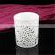 80110 big size snow printing glass candle jars wholesale