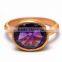 The Gopali Jewellers Amethyst Natural Gemstones Ring 925 Sold Sterling Silver Ring Designer Prong Ring