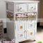 Antique storage cabinet 2-door 2-drawer furniture sideboard