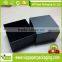 BLACK PAPER WATCH GIFT BOX WITH CUSHION