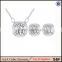 Hot Sell Yiwu Jewelry New Element Fashion CZ Stone Jewelry Set