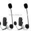 FDC NFC Tech 1KM waterproof bluetooth intercom for motorcycle headset walkie talkie