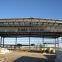pre engineered steel aircraft hangar