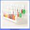 Cheap price custom Promotion personalized plastic acrylic nail polish display rack