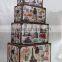 Vintage Decorative Wooden Storage Trunk Box