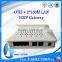 4FXS VoIP Gateway with 2FE LAN Ports Support SIP Protocol Compatible with All Popular Call Agent HUAWEI, ZTE, Alcatel-Lucent