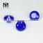 Synthetic Round Diamond Cut Crystal Beautiful Blue Nano Gemstone