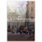 Hand painted heavy pallet streetscape canvas painting of Shanghai from ROYI ART