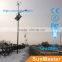 12V/24V Intelligent solar street light with pole