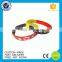 Color changing silicone wristbands