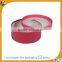 red clear window custom round jewelry box packaging