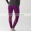 custom women sport mesh leggings fitness purple athletic pants for exercise wear