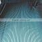 Pleated fabric printed finished