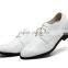 Durable leather dress shoes men/elegant white men shoes/bridal shoes china
