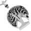 SRP8313 Natural High Polish Tree of Life Pendant Religious Memorials Stainless Steel Keepsake Ashes Pendant