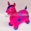 bule red pink green orange Inflatable Animal Toy and PVC Plastic Type jumping toy horse with music