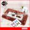 Long pile shagy polyester bathroom promotional gift mat