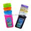 Fashion Summer Beach Mobile Phone PVC Waterproof Neck Bag Transparent Neck Pouch for Cellphone