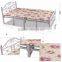 Single folding factory metal bed with factory price