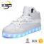 2016 The Latest High Neck Shoes For Men LED Light Up Shoes