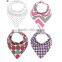 Top Quality 100% Cotton 4pieces a Lot Baby Bandana Bibs
